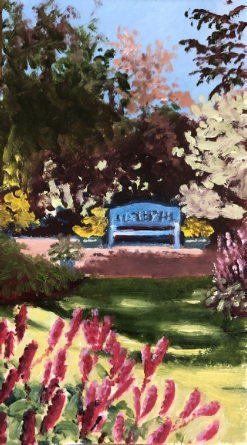 Blue Bench